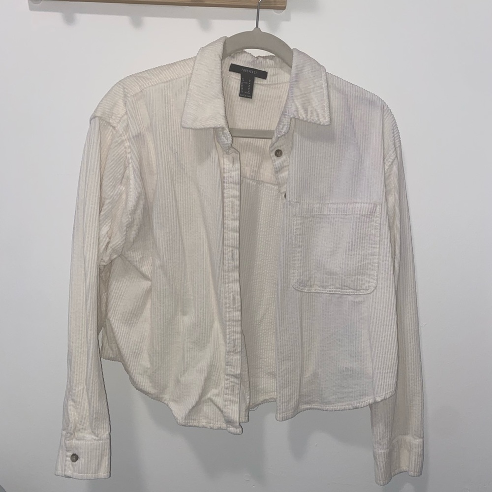 Cream Corduroy Jacket